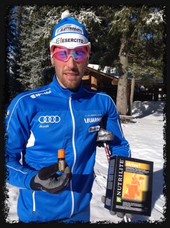 FABIO PASINI nazionale olimpica  sci di fondo ....NUTRILITE 1 STRIVE +  